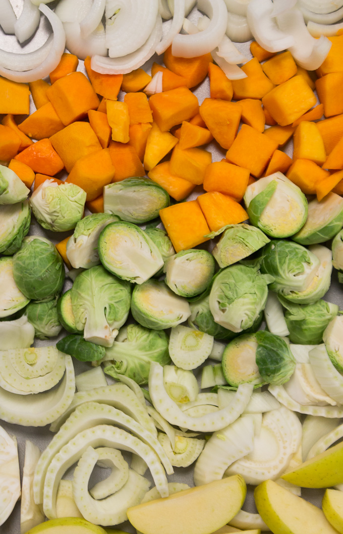 Fall Sausage + Apple Sheet Pan Dinner Fall Sausage + Apple Sheet Pan Dinner